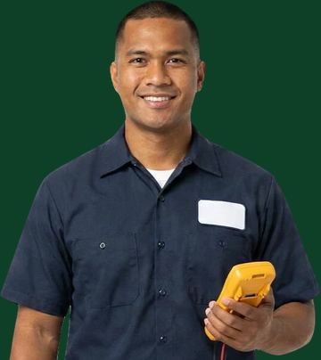 An aircon technician